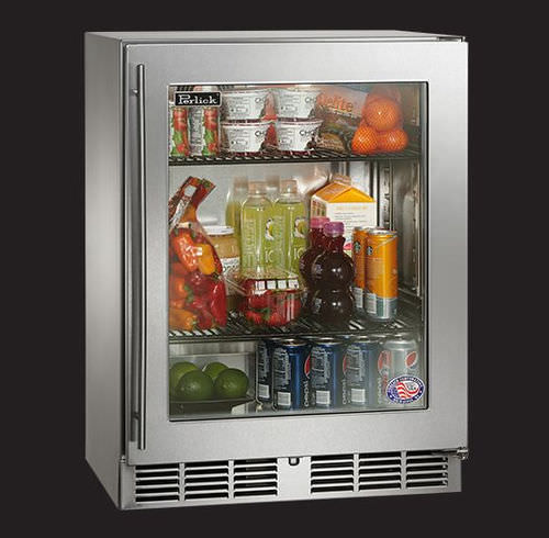 Unterbaukühlschrank - HD24RS - Perlick - Profi / freistehend / verglast