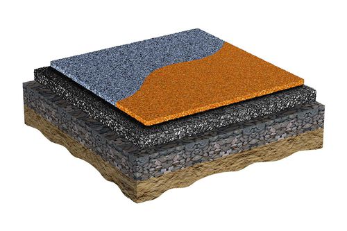 Recyclinggummi-Bodenbelag - REGUPOL playfix aqua - REGUPOL Germany GmbH & Co. KG - Synthetik / EPDM / für Außenbereich
