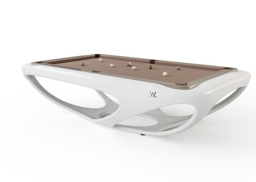 Billardtisch / originelles Design - WHITELIGHT - Billards Toulet - Babyfoot by Toulet - für Privatgebrauch / für Gewerbegebrauch / Holz