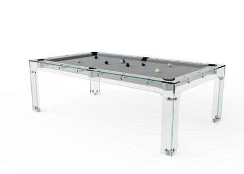 Billardtisch / originelles Design - CARAT LIGHT - Billards Toulet - Babyfoot by Toulet - für Gewerbegebrauch / für Privatgebrauch / Glas