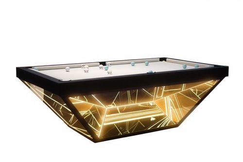 Moderner Billardtisch - INFINI - Billards Toulet - Babyfoot by Toulet - für Privatgebrauch / Metall / Massivholz