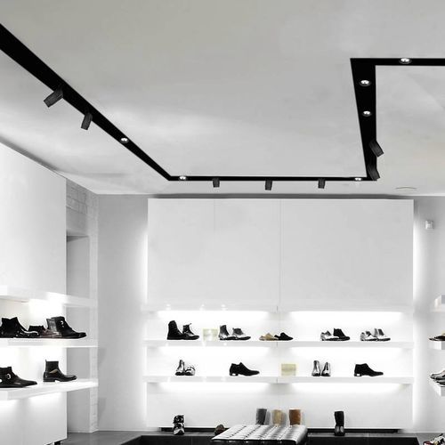 LED-Schienenleuchte - CORSO100 - Arcluce S.p.A. - rund / linear / Stahl