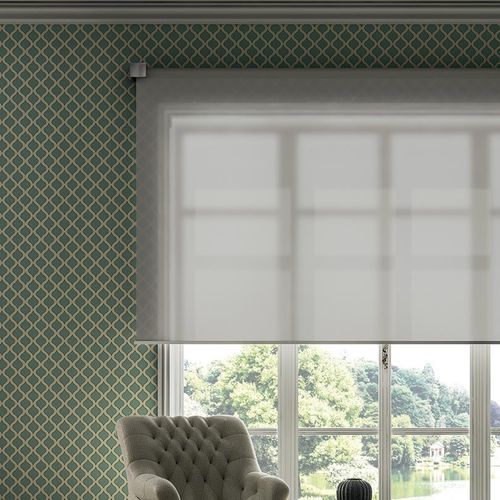 Jalousie für Fenster - ROLL OTTO - TAO DESIGN - Aluminium / Trevira CS® / motorisiert
