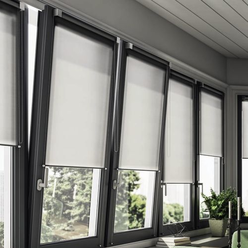 Jalousie für Fenster - MINI ROLL - TAO DESIGN - Aluminium / Stahl / mit Kettenauslösung