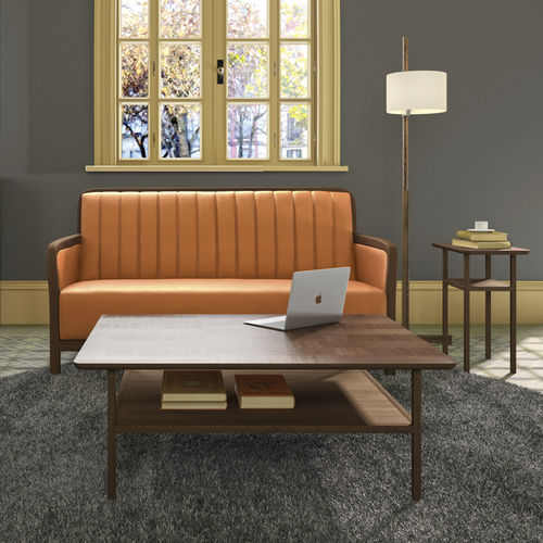 Moderner Couchtisch - ARTDECO - Ofifran - Holz / Gestell aus Holz / quadratisch
