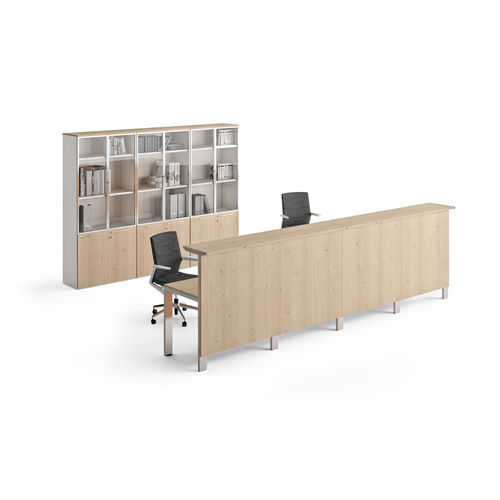 Modernes Bücherregal - CONCEPTO FREE  - Ofifran - für Büro / Holz / Glas