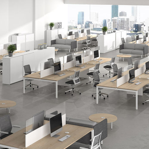 Schreibtisch für Open Space - NEXO - Ofifran - bodenstehend / für mehrere Personen / modern