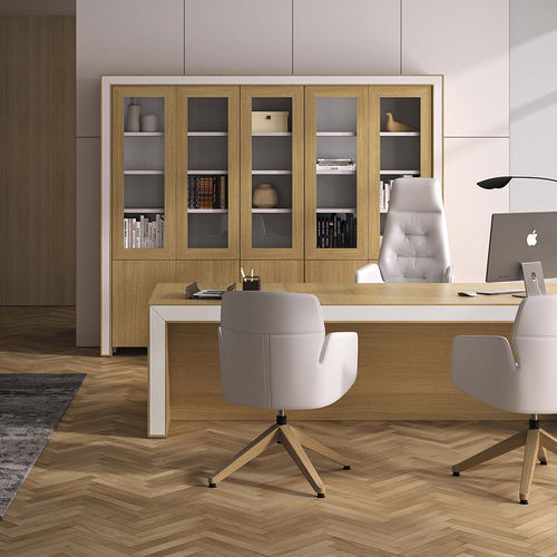 Hohes Bücherregal - BELESA - Ofifran - modern / für Büro / Holz