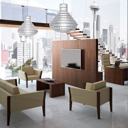 Moderner Couchtisch - FREEPORT - Ofifran - Holz / Gestell aus Holz / rechteckig