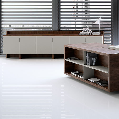 Niedriger Aktenschrank - FREEPORT - Ofifran - Holz / mit Flügeltür / modern