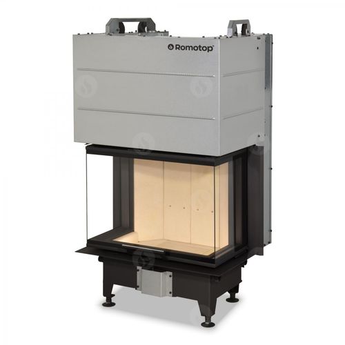 Kamineinsatz mit 3 Sichtseiten - HEAT C 2G L - ROMOTOP - Holz