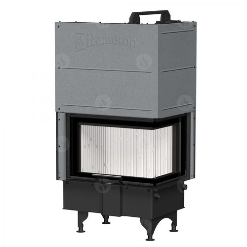 Eckkamineinsatz - ANGLE R/L 2G L - ROMOTOP - Holz