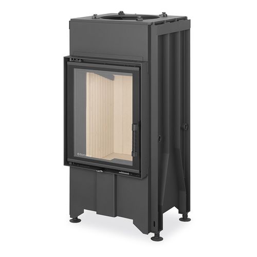 Holz-Kamineinsatz - DYNAMIC - ROMOTOP - Stahl / Strahlung / modern