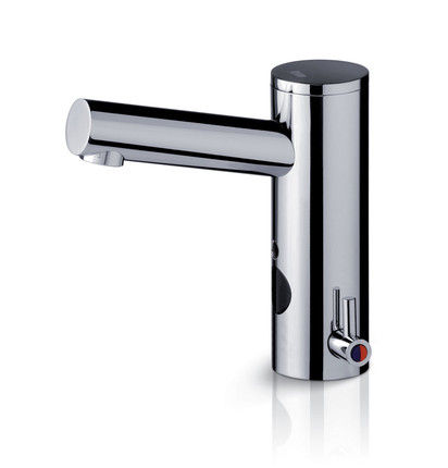 Wasserhahn für Waschtisch - TUBE PLUS - DMP Electronics - Aufsatz / elektronisch / Metall