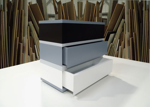 Moderne Kommode - 360-DE-PIED - Les Pieds sur la Table ® - Holz / lackiertes Holz / maßgefertigt
