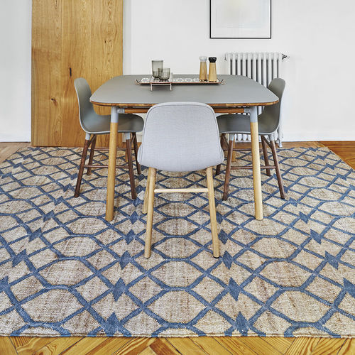 Moderner Teppich - RODAS - GAN RUGS - Motiv / Viskose / aus Jute