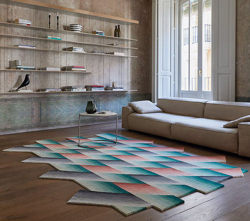 Moderner Teppich - MIRAGE - GAN RUGS - Motiv / Neuseelandwolle / handgeknüpft