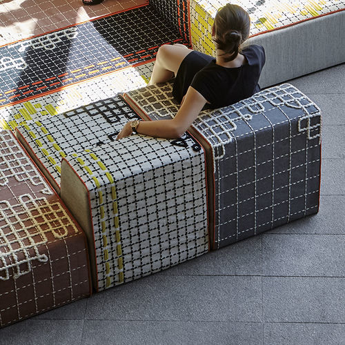 Moderne Liege - BANDAS  - GAN RUGS - Wolle / Polyester / modular