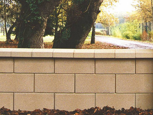Hohler Betonstein - GARDEN® - Perin - für Stützmauer / hochleistungsfähig / unverputzt