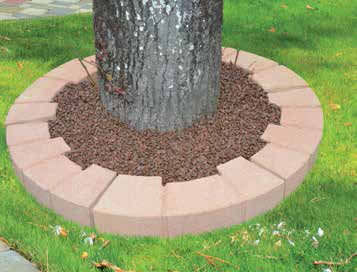 Baum-Randeinfassung - Perin - gebogen