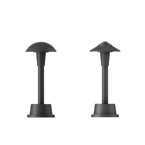 Leuchtpoller für Garten - MUSHROOM - LIGMAN Lighting Company Limited - modern / Edelstahl / Glas