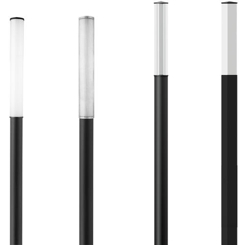 Moderne Leuchtsäule - SMITH - LIGMAN Lighting Company Limited - Edelstahl / Polycarbonat / LED