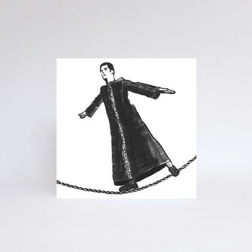 Druck auf Papiergrund - Priest on a string - THELERMONT HUPTON - modern