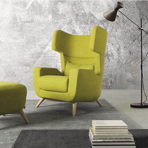 Sessel / skandinavisches Design - Aures You - PAU - Stoff / Ohren / Hochlehner