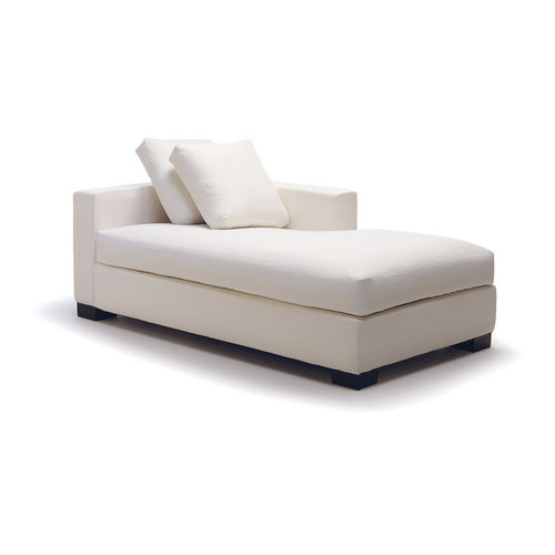 Moderne Récamiere - Shaheen Special - PAU - Stoff / Holz / Gestell aus Buche