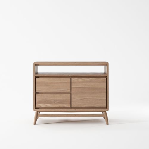 Modernes Sideboard - TW24  - Karpenter - Eiche / Teakholz / mit Schubladen