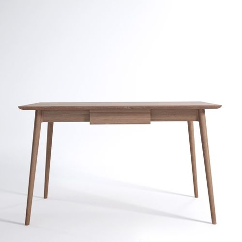 Bodenstehender Schreibtisch - VI07 - Karpenter - modern / Eiche / Teakholz
