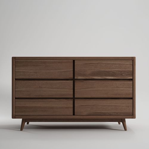 Moderne Kommode - VI37 - Karpenter - Eiche / Massivholz / Teakholz