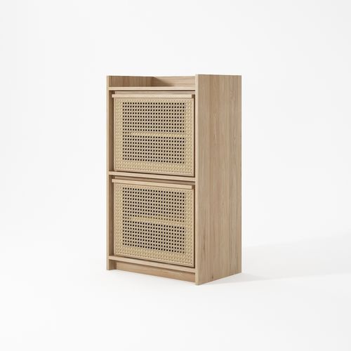 Hohes Sideboard - RT09 - Karpenter - modern / Massivholz / Teakholz