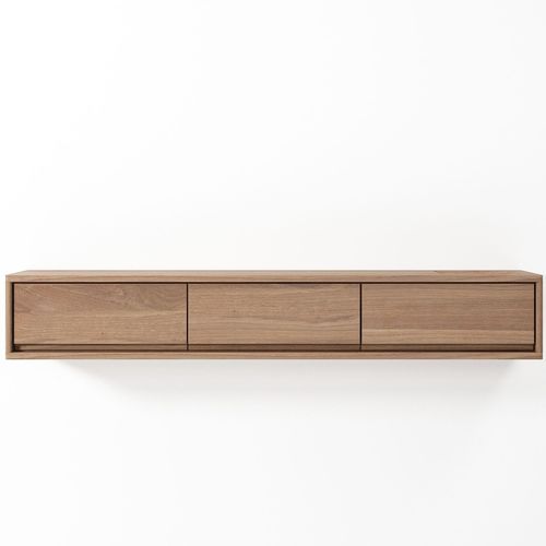 Wandmontiertes Regal - CC17 - Karpenter - modern / Teakholz / Weißeiche