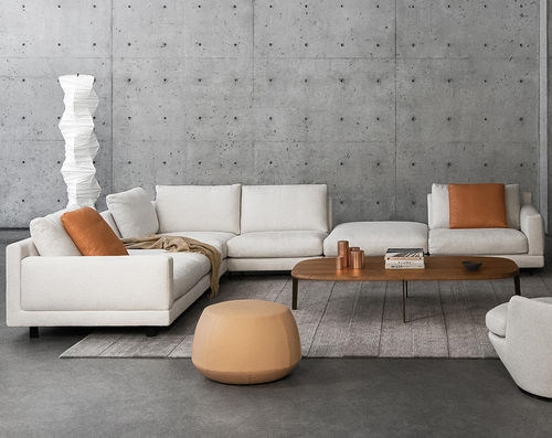 Modulsofa - ELLE - BENSEN - modern / Stoff / mit abnehmbarem Bezug
