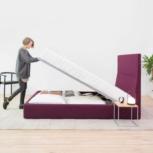 Bett / King Size - EVEREST - BENSEN - Queen Size / modern / Polster
