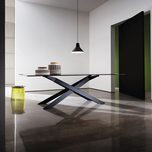 Moderner Esstisch - CROSS - Sovet Italia - Eiche / Nussbaum / Birke