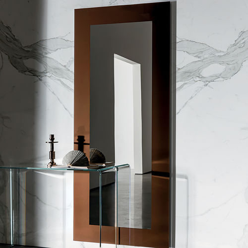 Wandmontierter Spiegel - BOSTON  - Sovet Italia - modern / rechteckig / lackiertes Glas