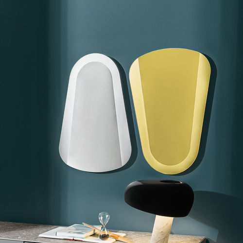 Wandmontierter Spiegel - CLESSIDRA - Sovet Italia - modern / lackiertes Metall / gold