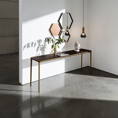 Moderner Konsolentisch - SLIM - Sovet Italia - Eiche / Nussbaum / Wenge