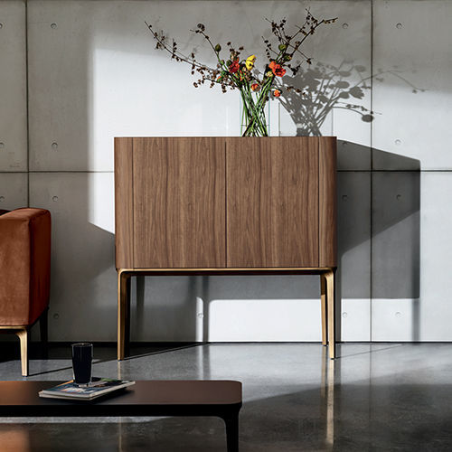 Sideboard mit hohen Beinen - MADIAS SLIM 2 - Sovet Italia - modern / Eiche / Nussbaum