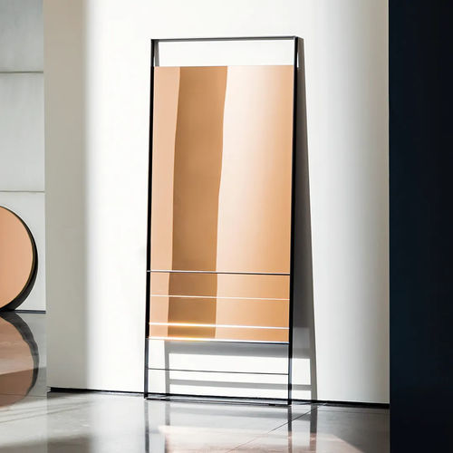 Standspiegel - Visual - Sovet Italia - modern / rechteckig / lackiertes Metall