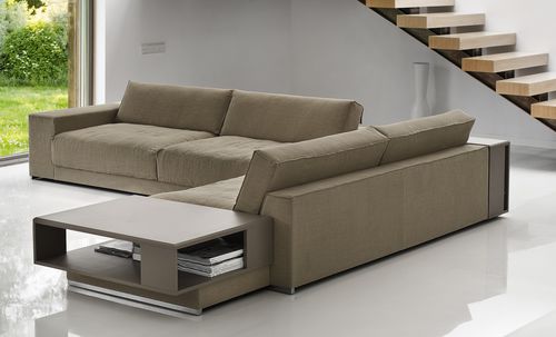 Modulsofa - KING - NOTI - modern / Stoff / mit Stauraum