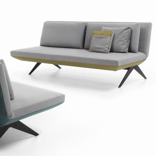Bettsofa - LCD - NOTI - modern / Stoff / klappbar