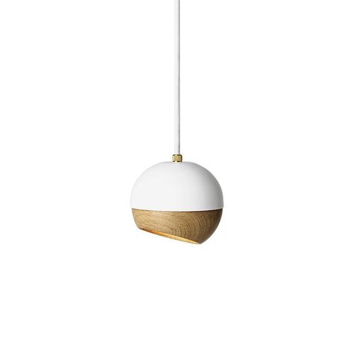 Hängelampe - RAY - Mater Design - Stahl / Eiche / modern