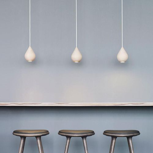Hängelampe - LIUKU BASE - Mater Design - Holz / modern / mit Kabel