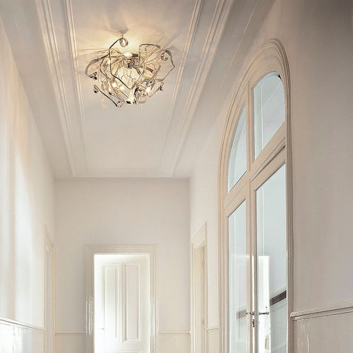 Moderne Deckenleuchte - DELPHINIUM : DP60N - Brand van Egmond - Glas / Eisen / mit Glühlampe