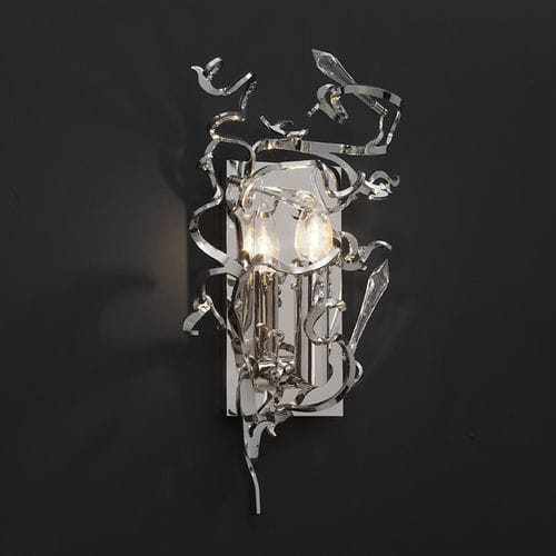 Wandleuchte / originelles Design - ICY LADY : ILW30N-R - Brand van Egmond - für den Innenraum / Stahl / Kristall