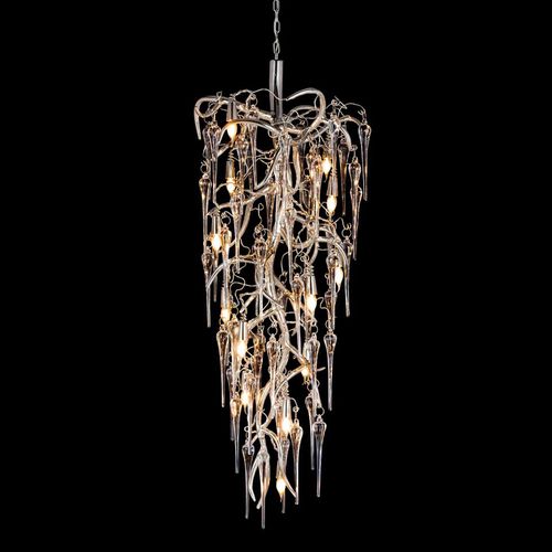 Kronleuchter / originelles Design - EVE ICICLES  - Brand van Egmond - Glas / Stahl / für Gewerbegebrauch