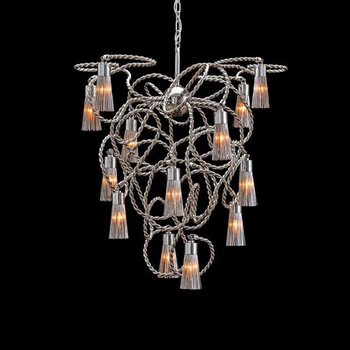 Kronleuchter / originelles Design - SULTANS OF SWING : SOSCC80N - Brand van Egmond - Stahl / für Gewerbegebrauch / mit Glühlampe